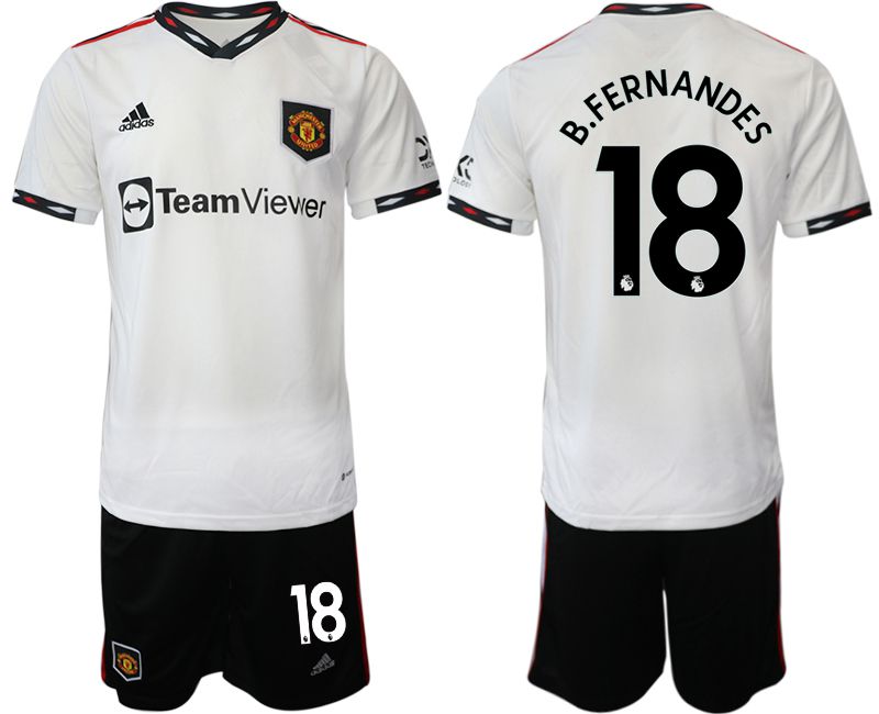 Men 2022-2023 Club Manchester United away white #18 Soccer Jersey->liverpool jersey->Soccer Club Jersey
